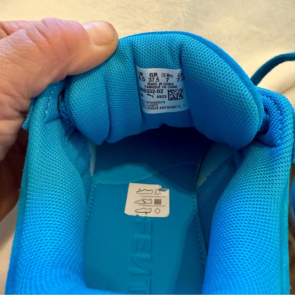 Fenty x Puma Creeper Phatty Speed Blue / Lime Rihanna NWOT Limited Edition - Picture 6 of 11